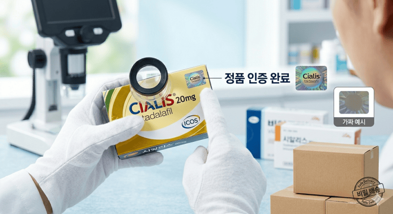 정품 여부를 확인하는 방법 
