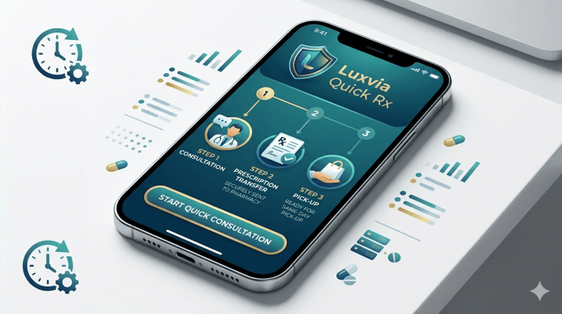 비대면 진료 앱 활용 비아그라 당일 처방전 전송 및 약국 수령 과정