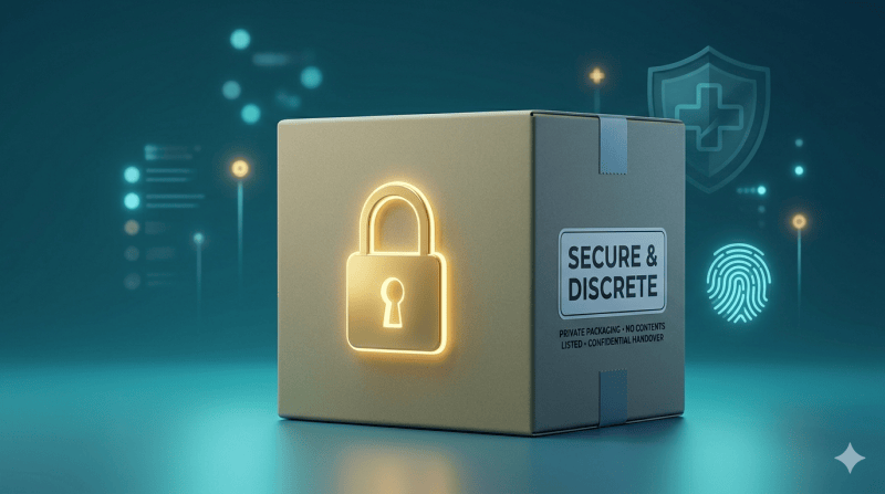 프라이버시 보호를 위한 24 약국 익명 송장 및 이중 보안 배송 시스템