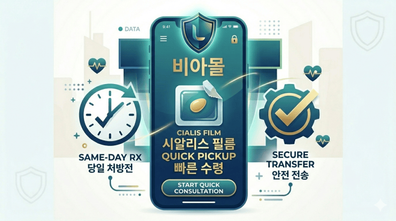 비아몰 필름형 시알리스 구매 가이드 및 안전 복용 안내
